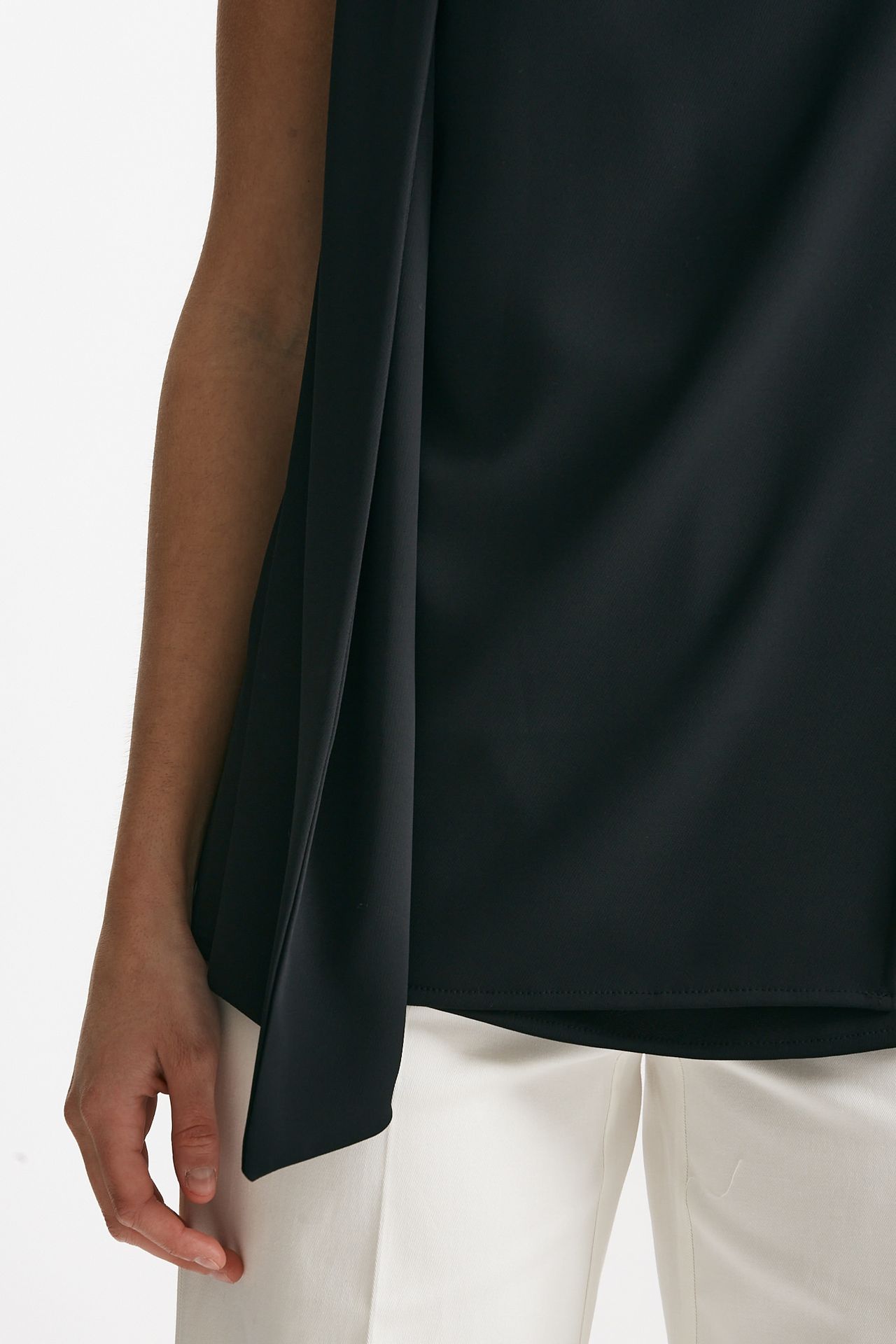 top con sciarpa nero women ( p - s ) - 6