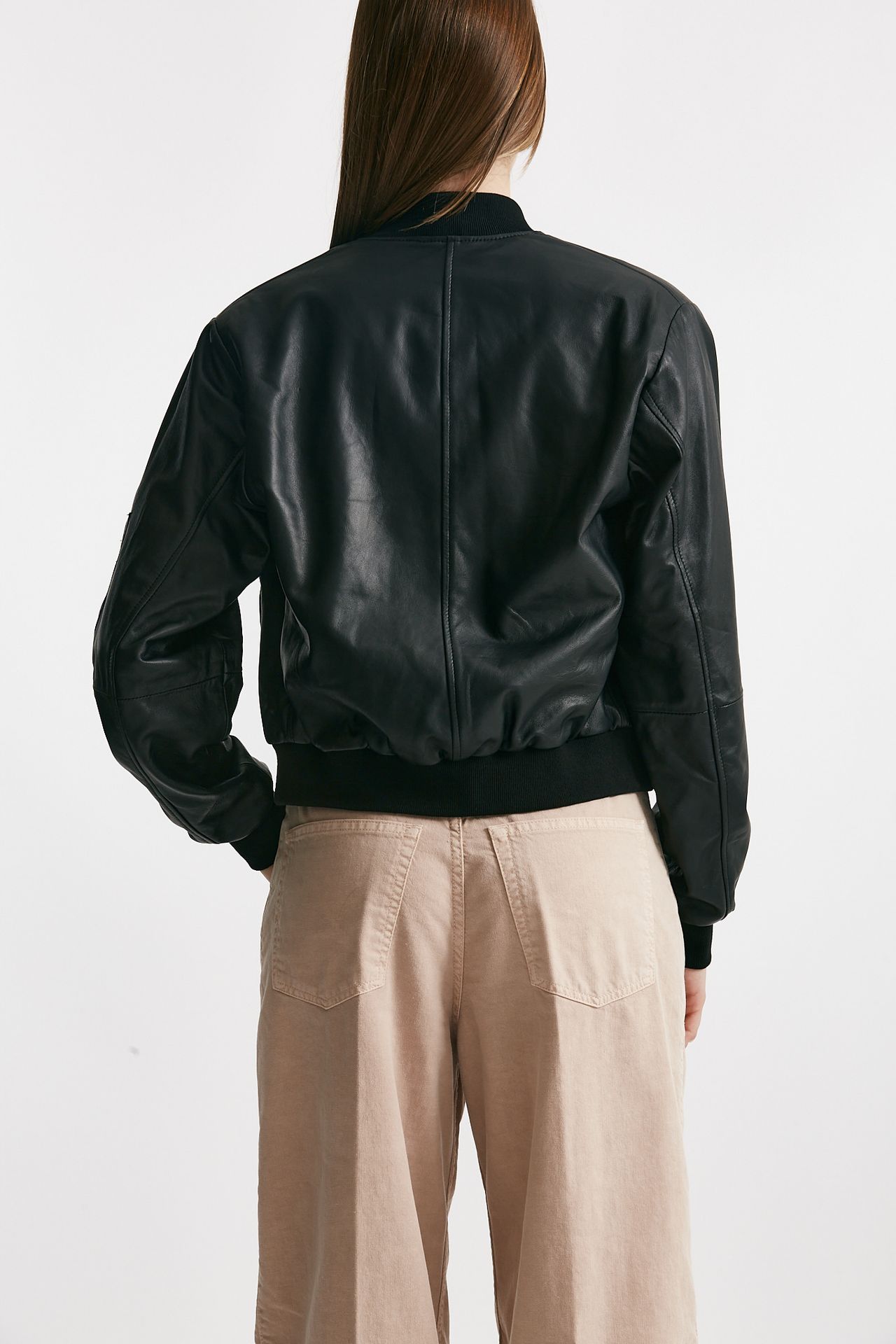 bomber in pelle nero women Myskin - 3
