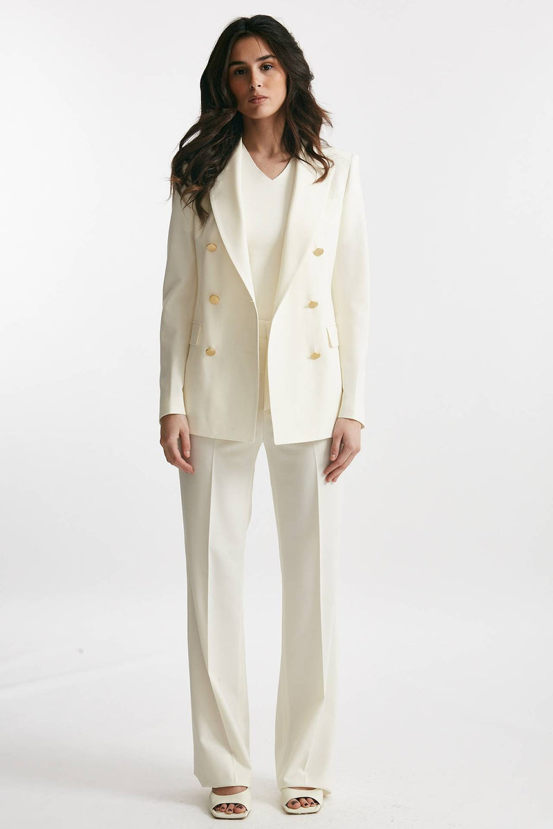 tailleur doppiopetto t-parigi bianco women Tagliatore