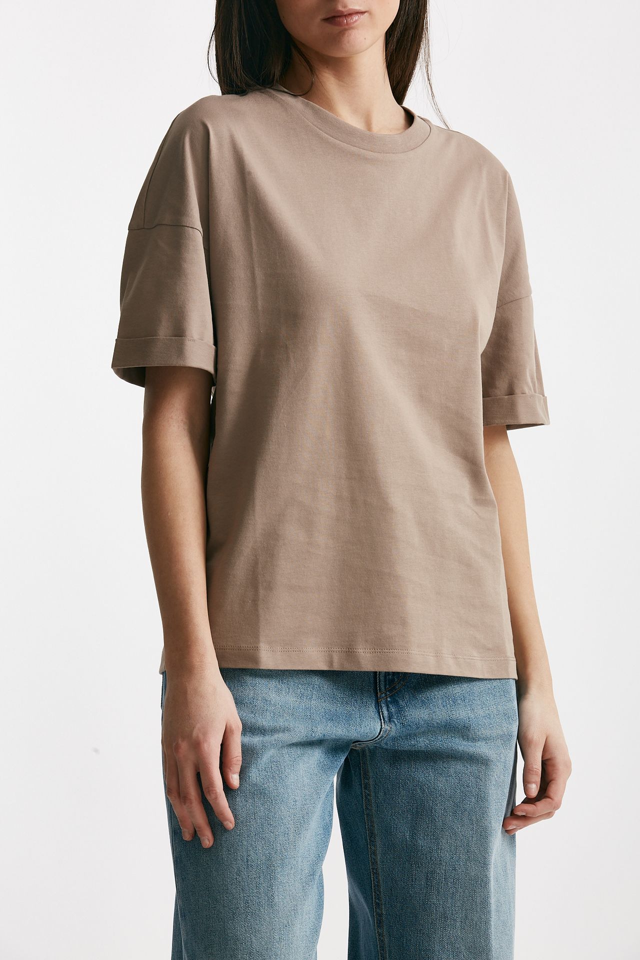 t-shirt over tortora women Federica tosi - 4