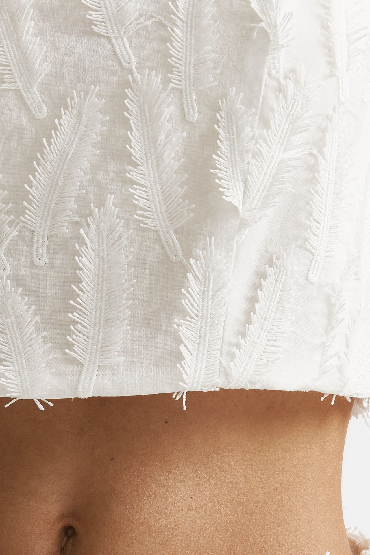 top crop con applicazioni bianco women Federica tosi - 5