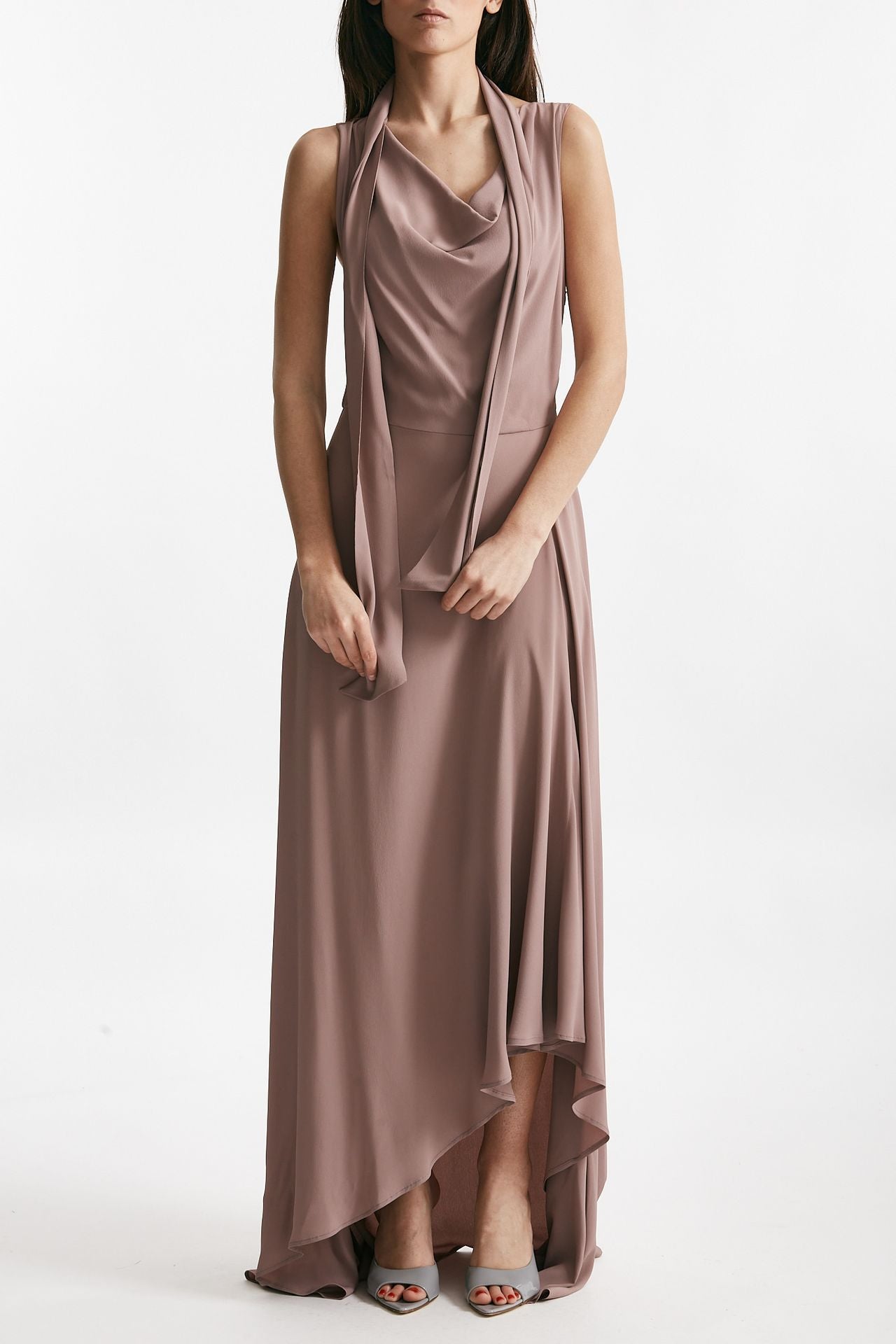 abito lungo rosa cipolla women Federica tosi - 5