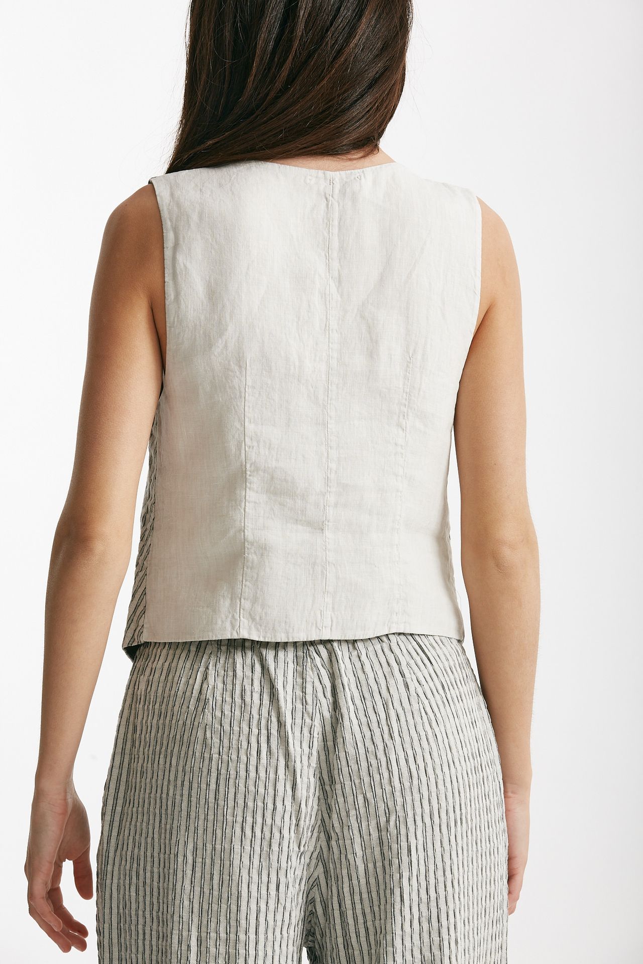 gilet gessato grigio e nero women Transit par such - 3