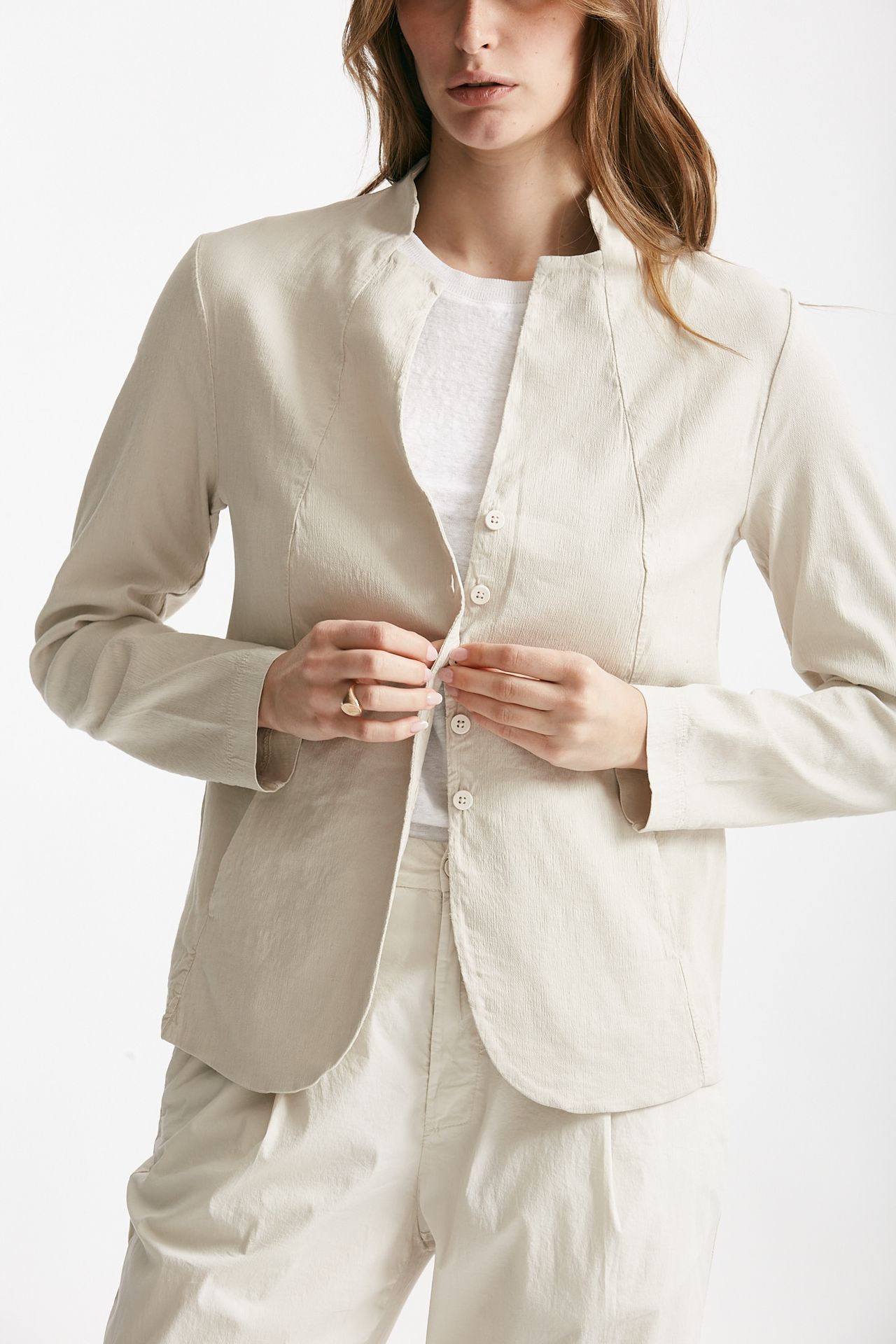 giacca cardigan beige women Transit par such - 5