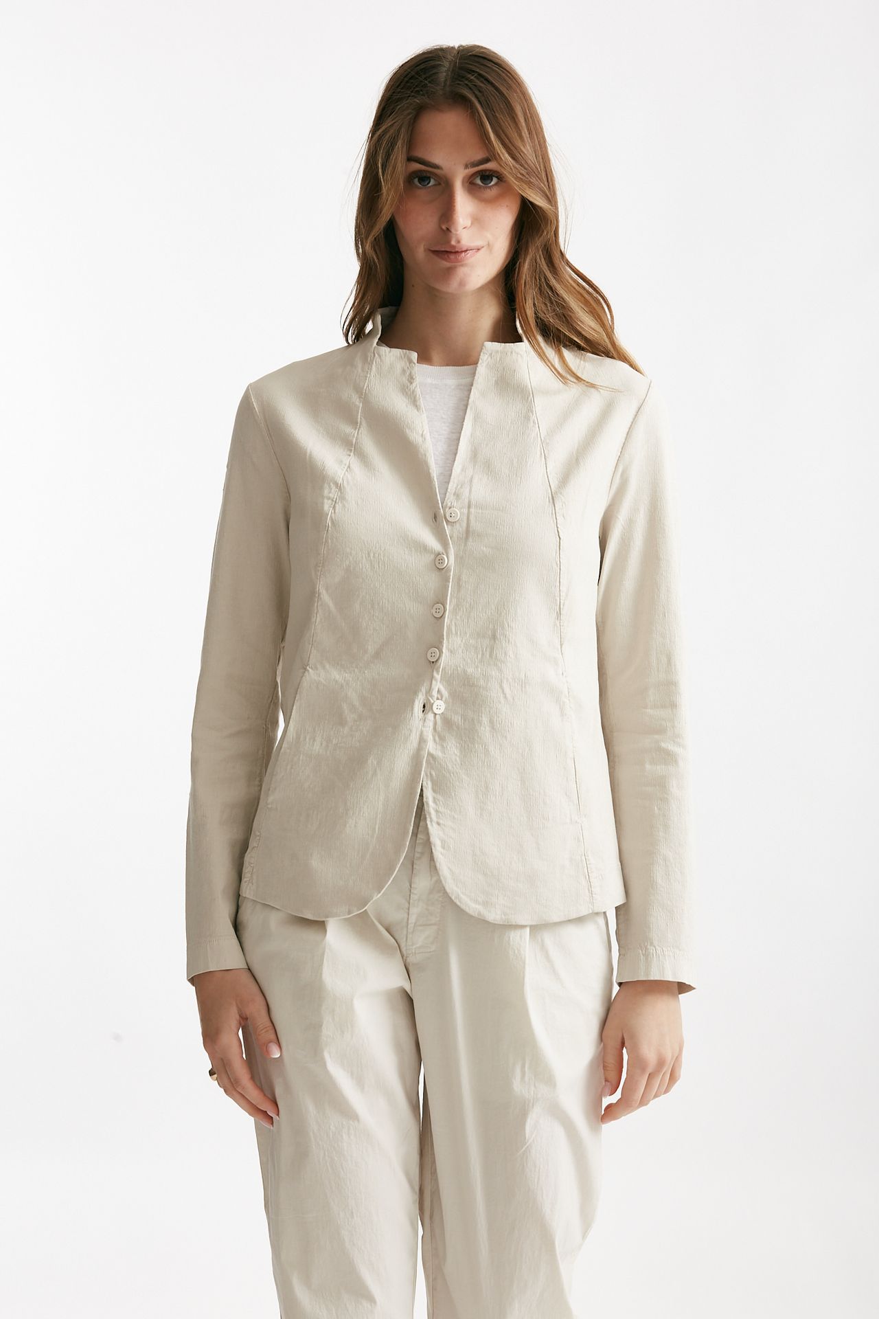 giacca cardigan beige women Transit par such - 7