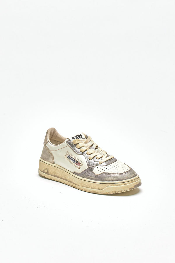 sneakers low super vintage – avlw-mt09 in pelle spazzolata women Autry