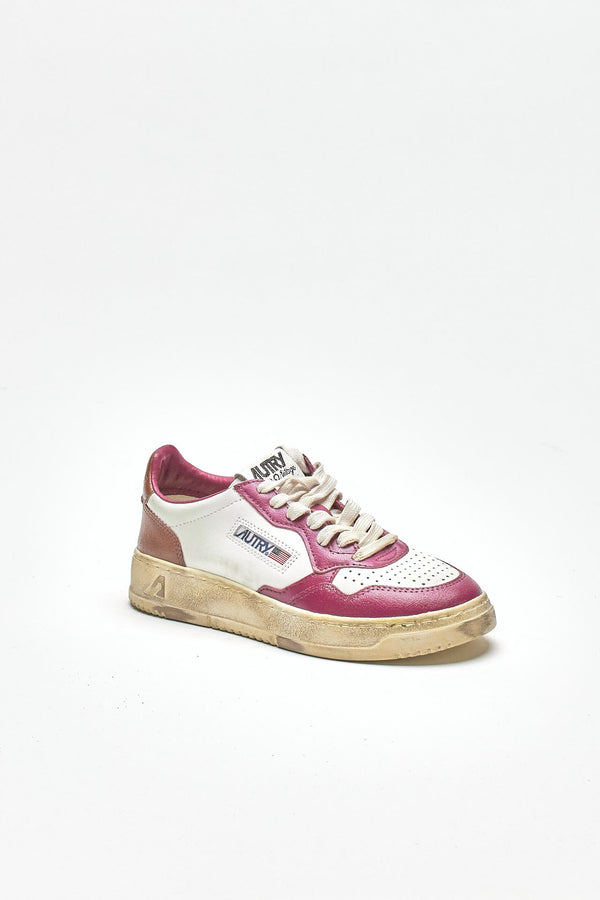 sneakers low super vintage – avlw-sv40 in pelle spazzolata women Autry