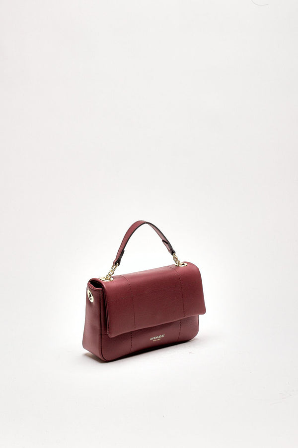 Borsa SMOOTH in pelle bordeaux women Avenue 67