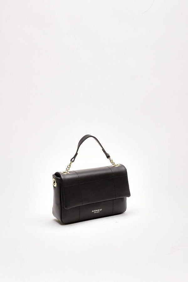 Borsa a mano SMOOTH in pelle nero women Avenue 67