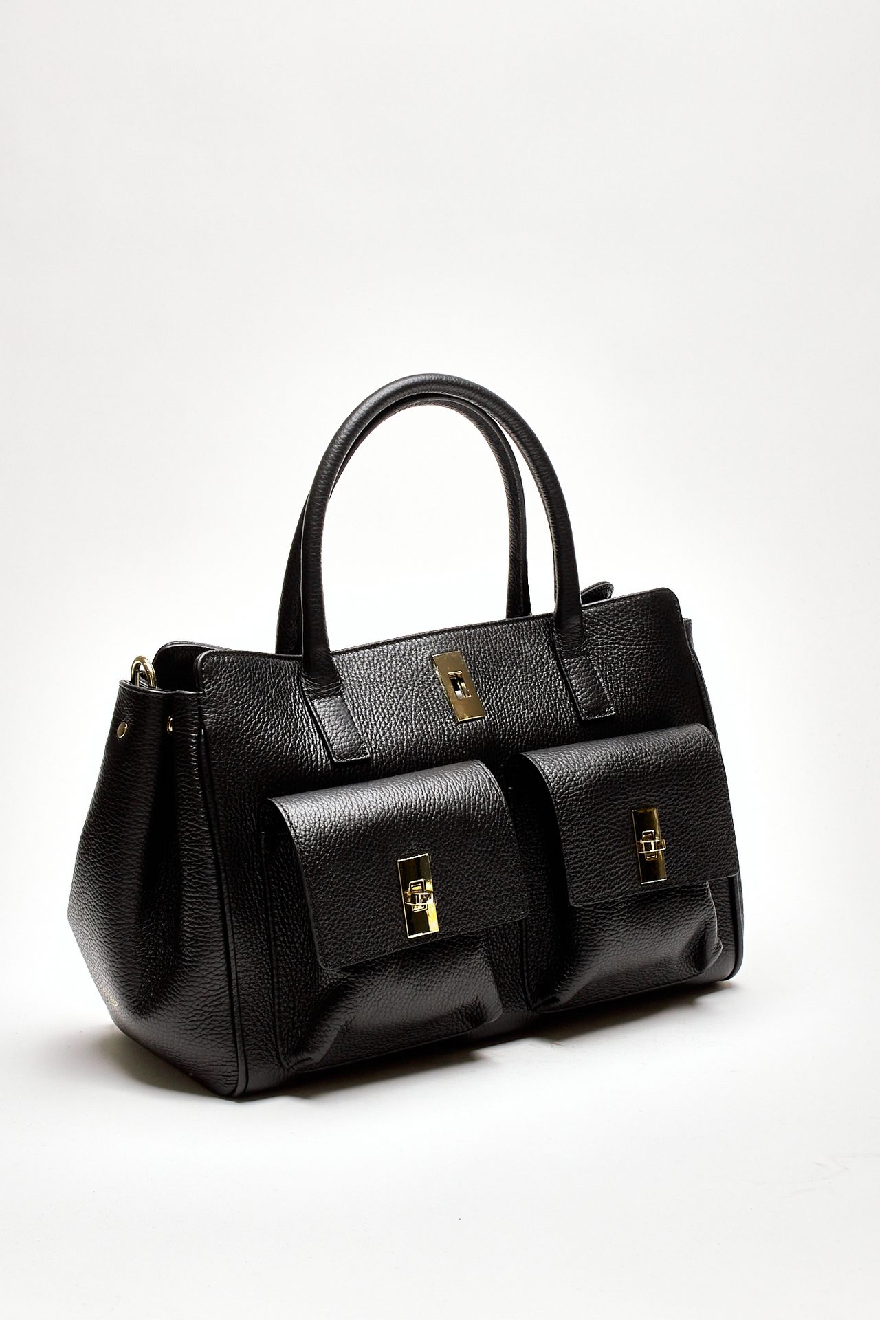 Borsa morbida SOLEDAD in pelle dollaro nero women Avenue 67 - 2