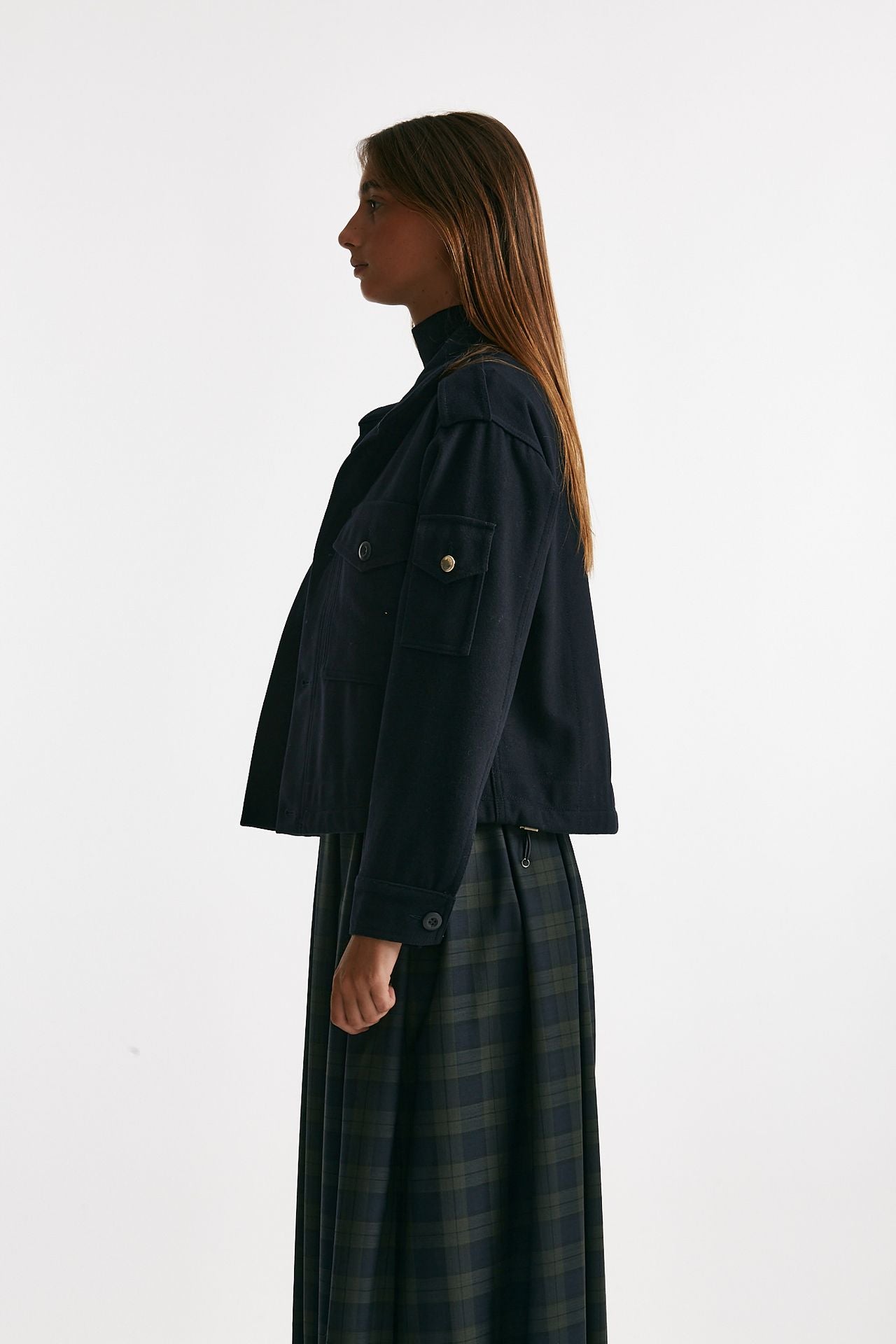 giacca crop mercure blu women Department five - 3