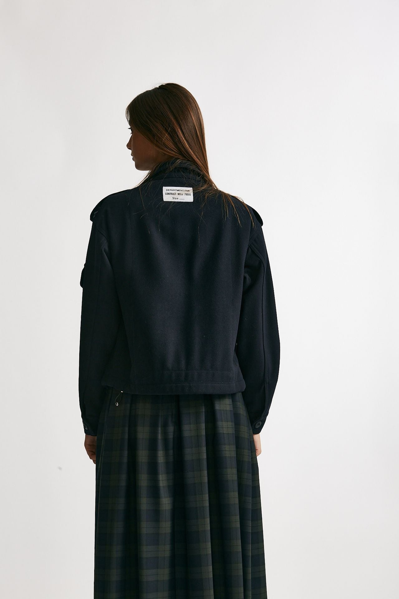 giacca crop mercure blu women Department five - 4
