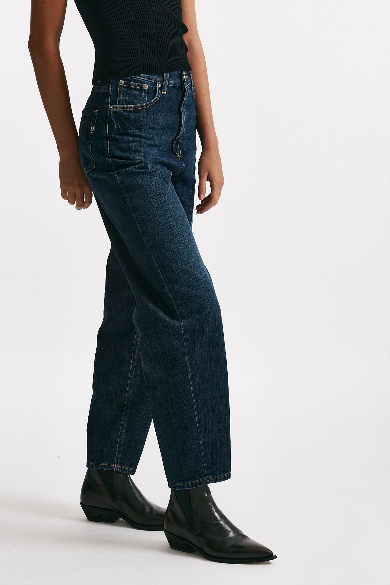 jeans loose bessie lavaggio scuro women Dondup - 4