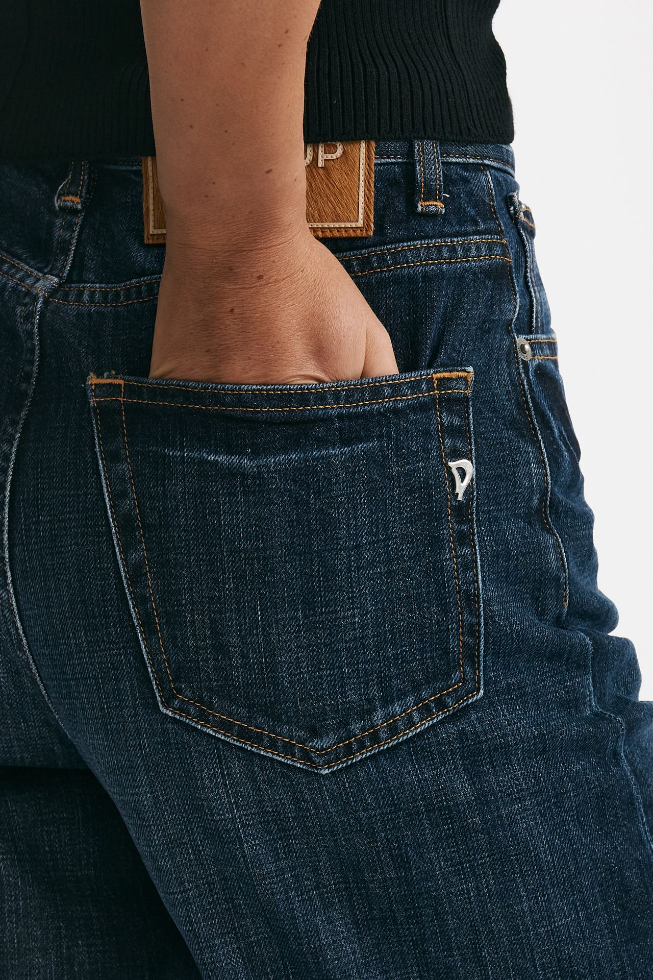 jeans loose bessie lavaggio scuro women Dondup - 7