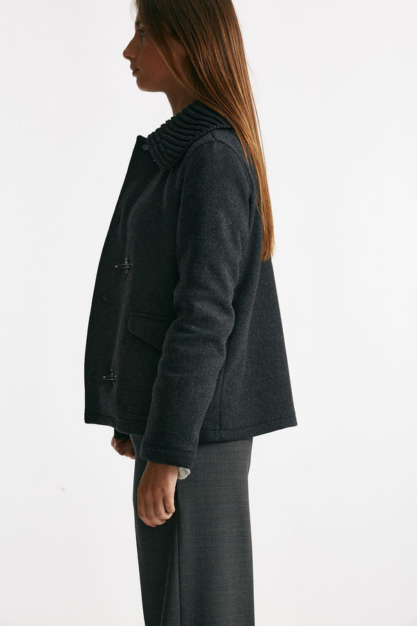 giaccone tre ganci corto antracite women Fay