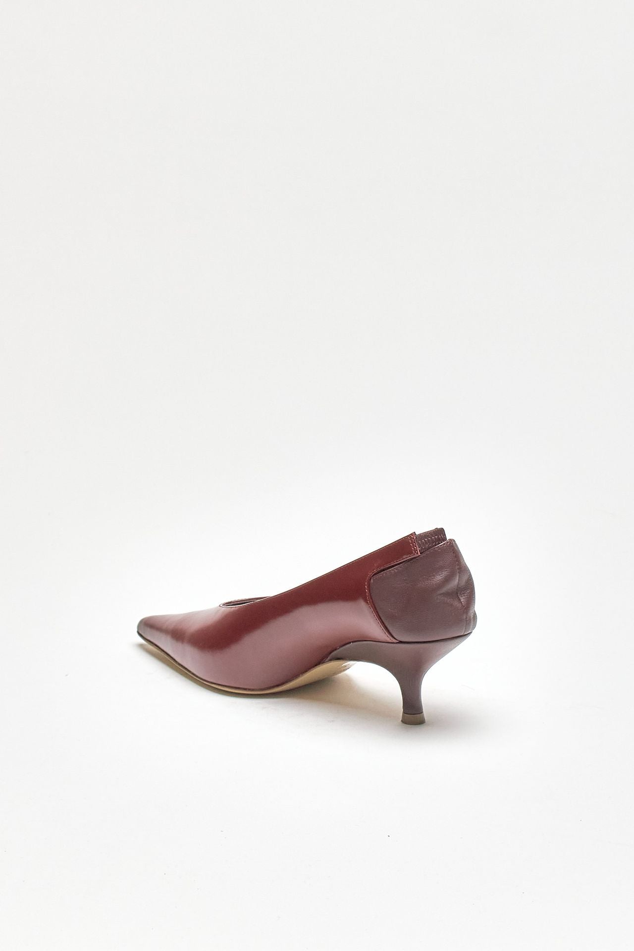 décolleté sloane in pelle bordeaux women Gia borghini - 3