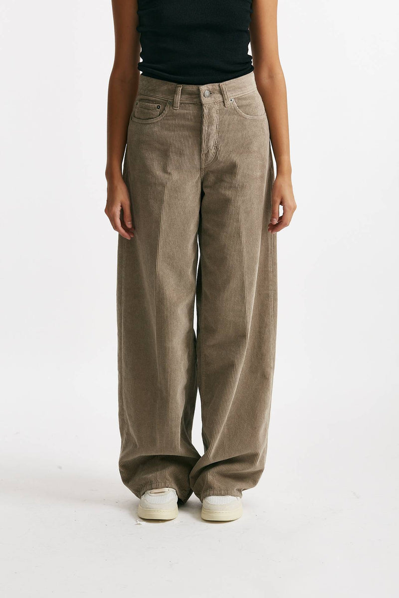 pantalone bethany boy fit over tortora women Haikure