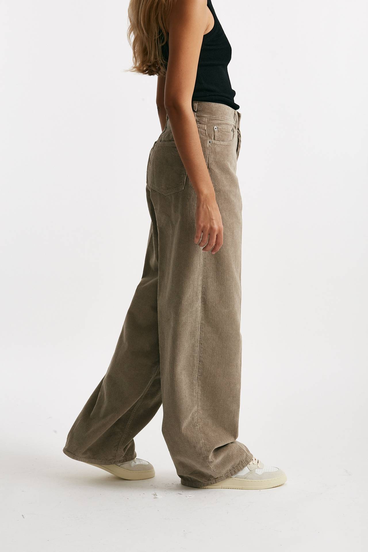 pantalone bethany boy fit over tortora women Haikure - 3