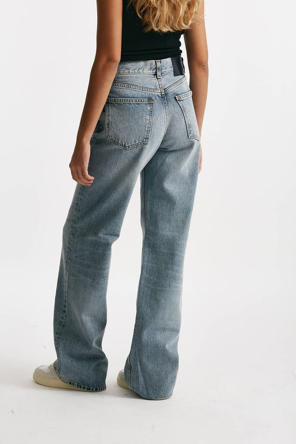 jeans palazzo korea lavaggio chiaro women Haikure