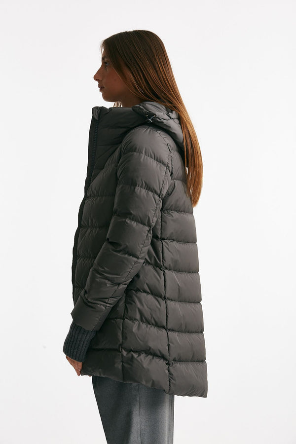 piumino midi chamonix antracite women Herno