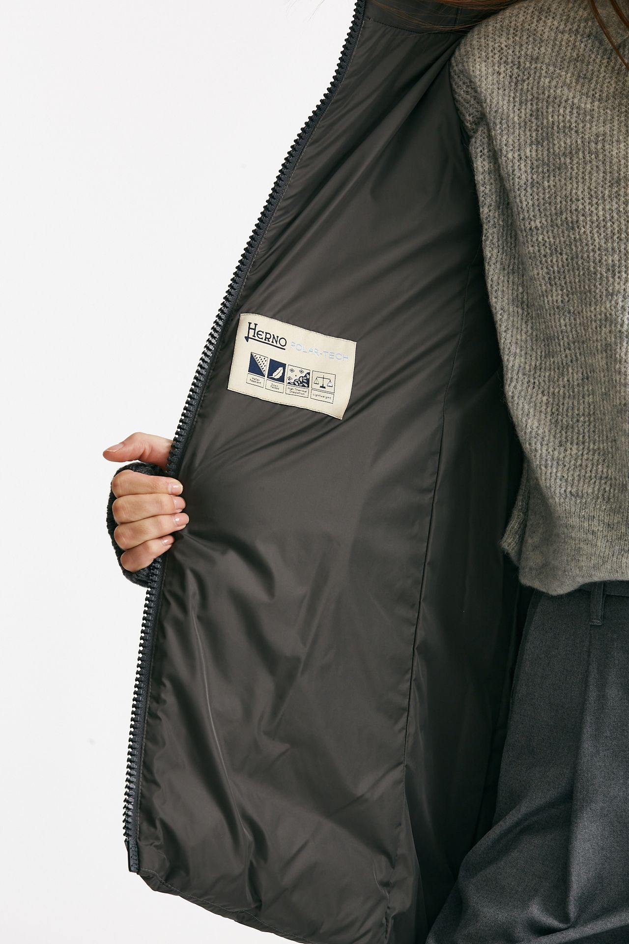 piumino midi chamonix antracite women Herno - 5