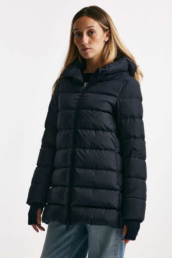 piumino midi chamonix blu women Herno