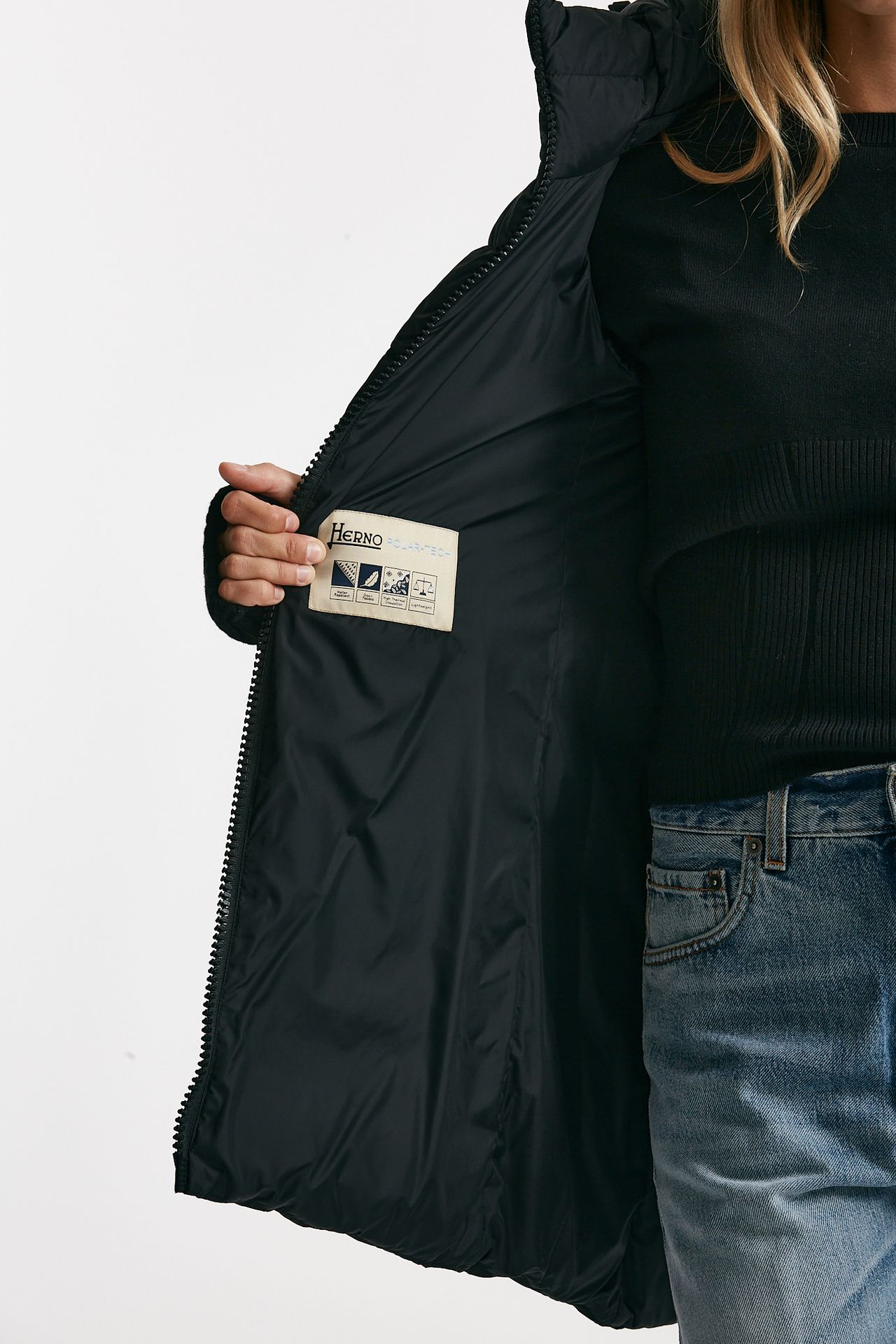 piumino midi herno chamonix nero women Herno - 7