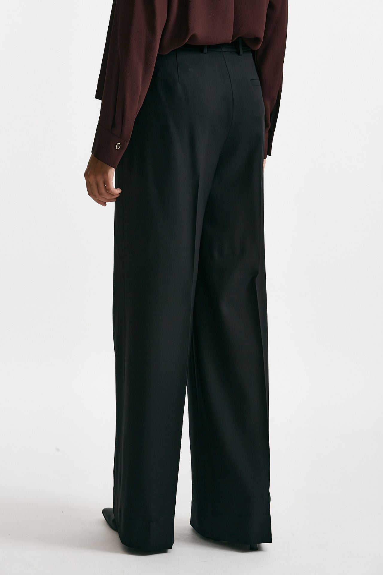 Pantalone palazzo DAYSI nero women Incotex - 3