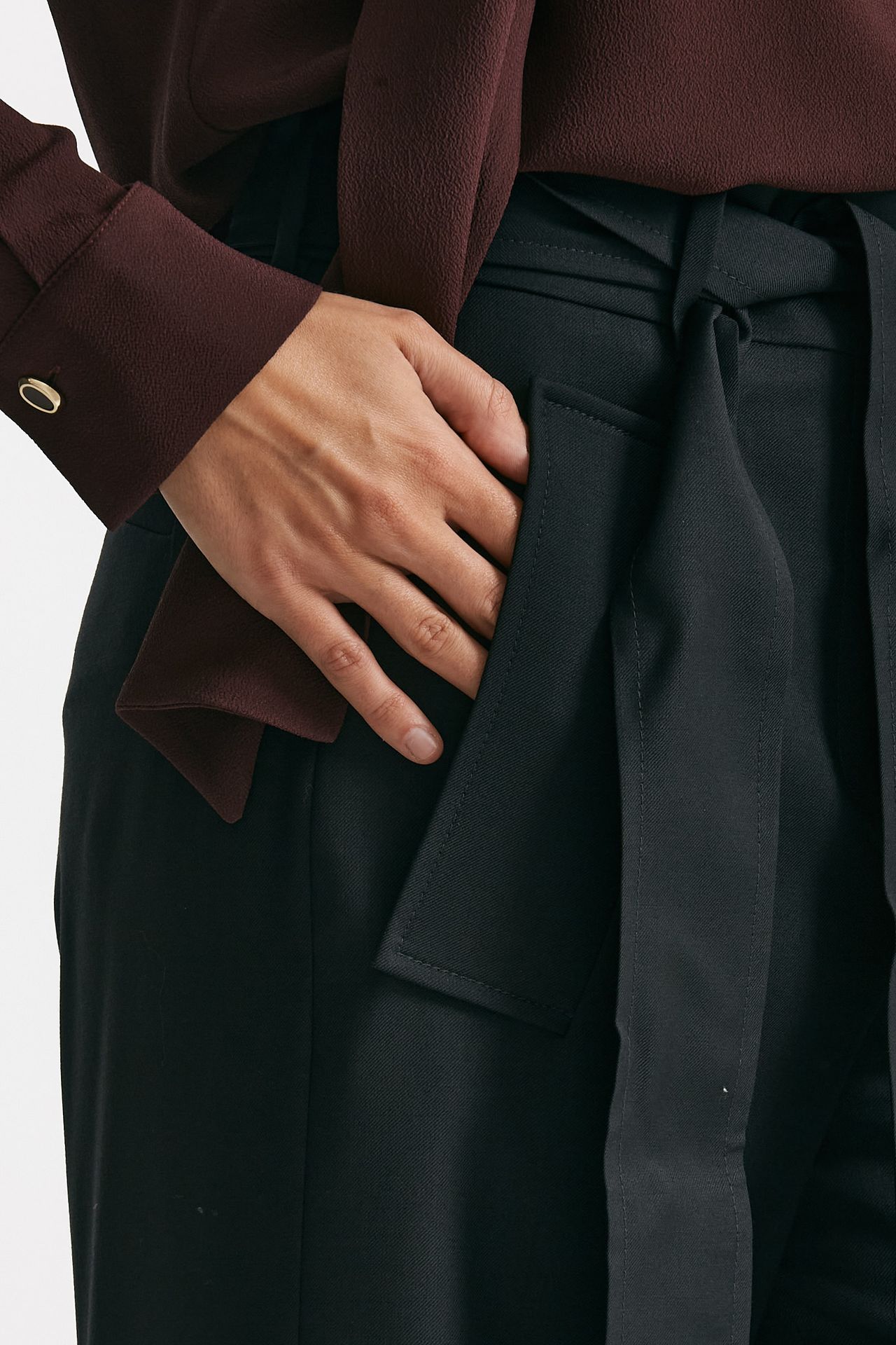Pantalone palazzo DAYSI nero women Incotex - 5