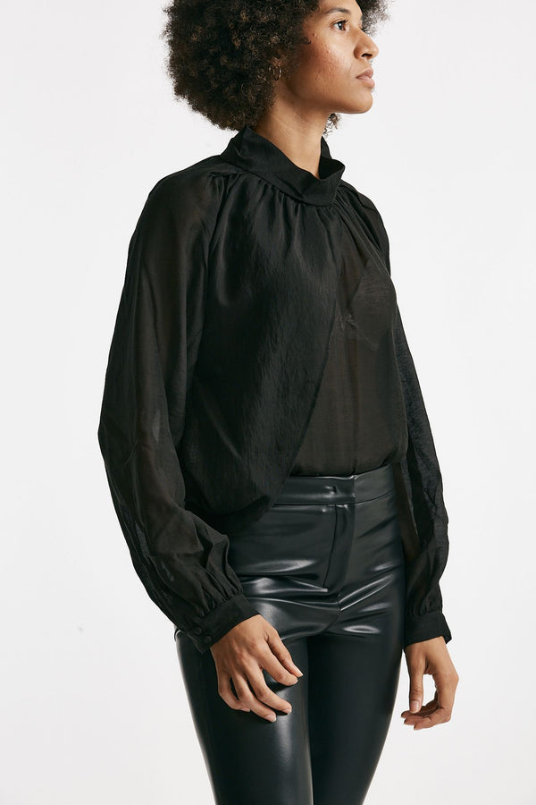 Camicia in viscosa nero women Iro