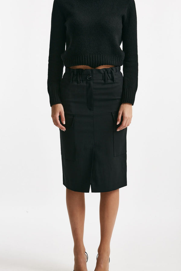 Gonna midi vita alta nero women Iro