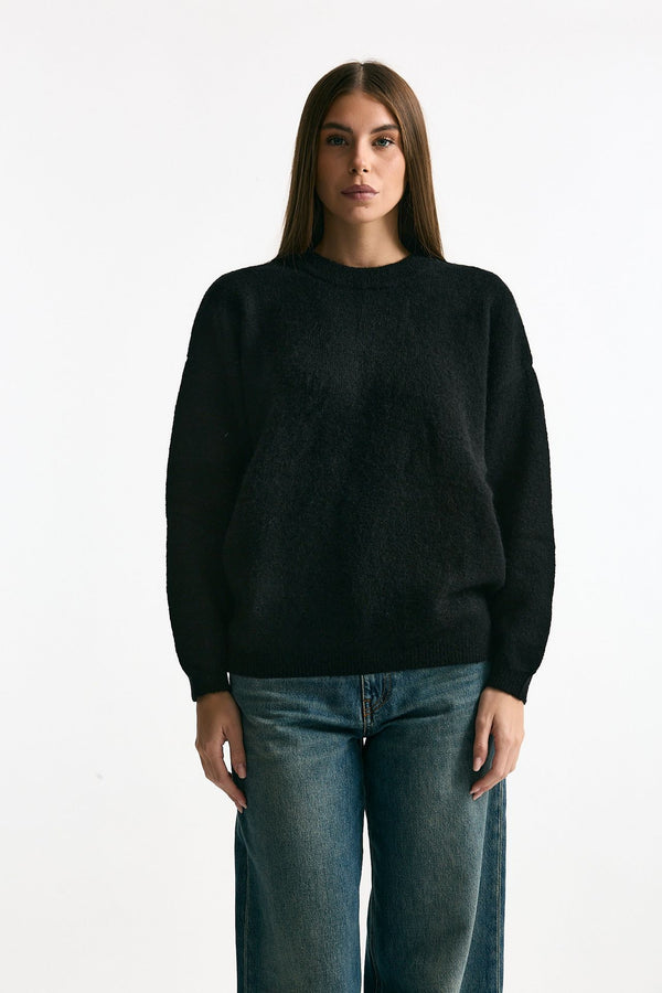 Maglia girocollo over nero women Iro