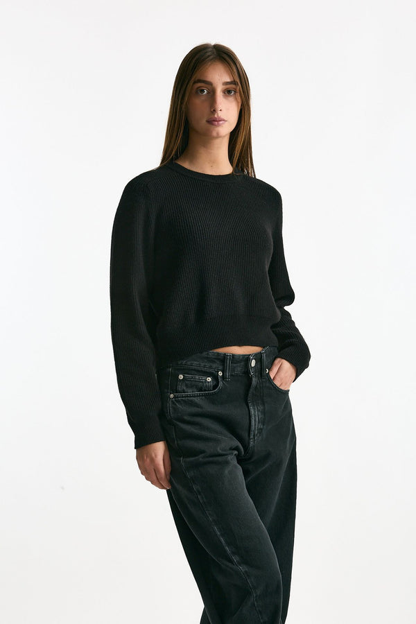 Maglia crop nero women Iro
