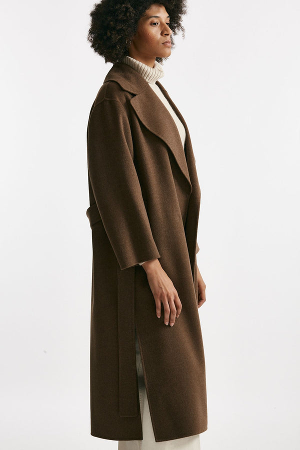 Cappotto a vestaglia CUORE in lana nocciola women Max mara s