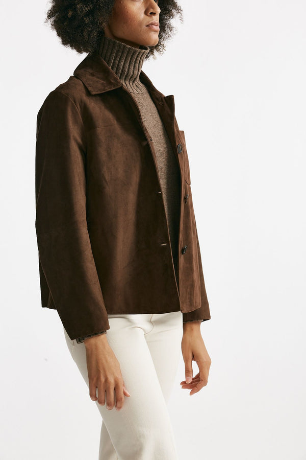 Giacca CLOE in suede marrone women Max mara s