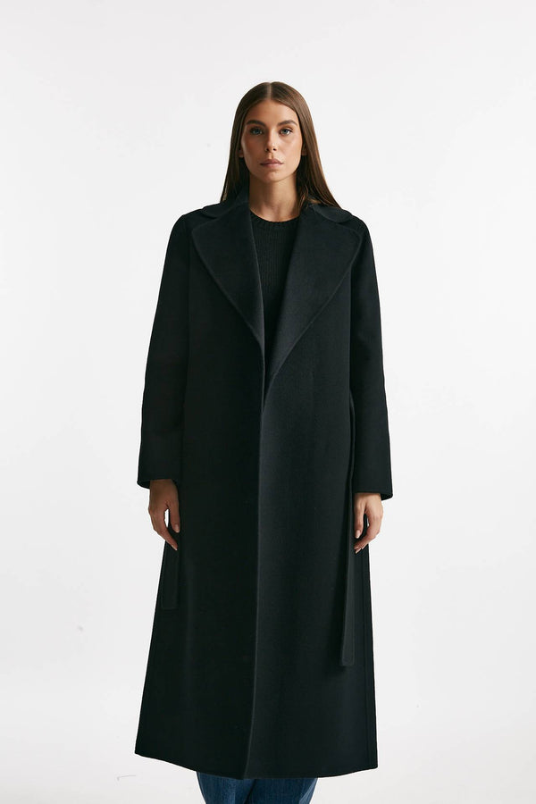 Cappotto PAOLA lungo a vestaglia nero women Max mara s