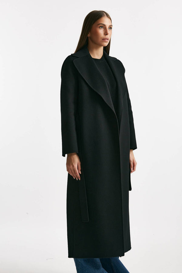 Cappotto POLDO lungo a vestaglia nero women Max mara s