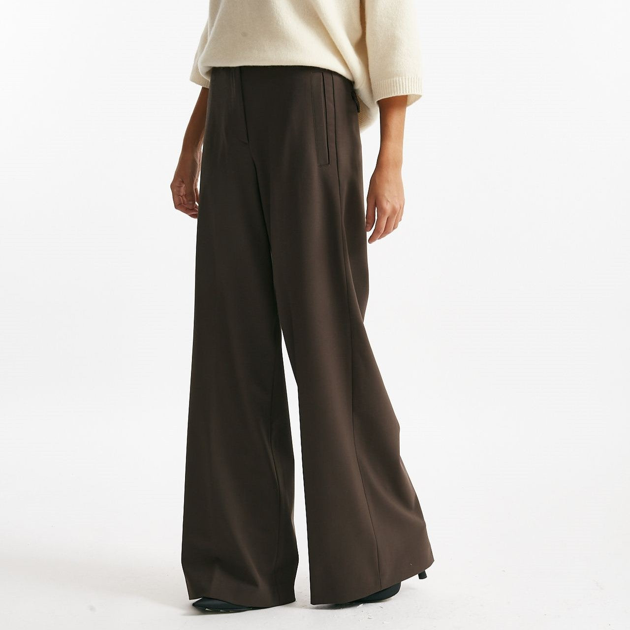 Pantalone palazzo ASTRID testa moro women Nine in the morning - 8