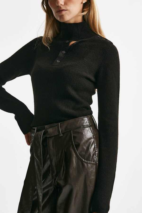 maglia lupetto cioccolato women Federica tosi