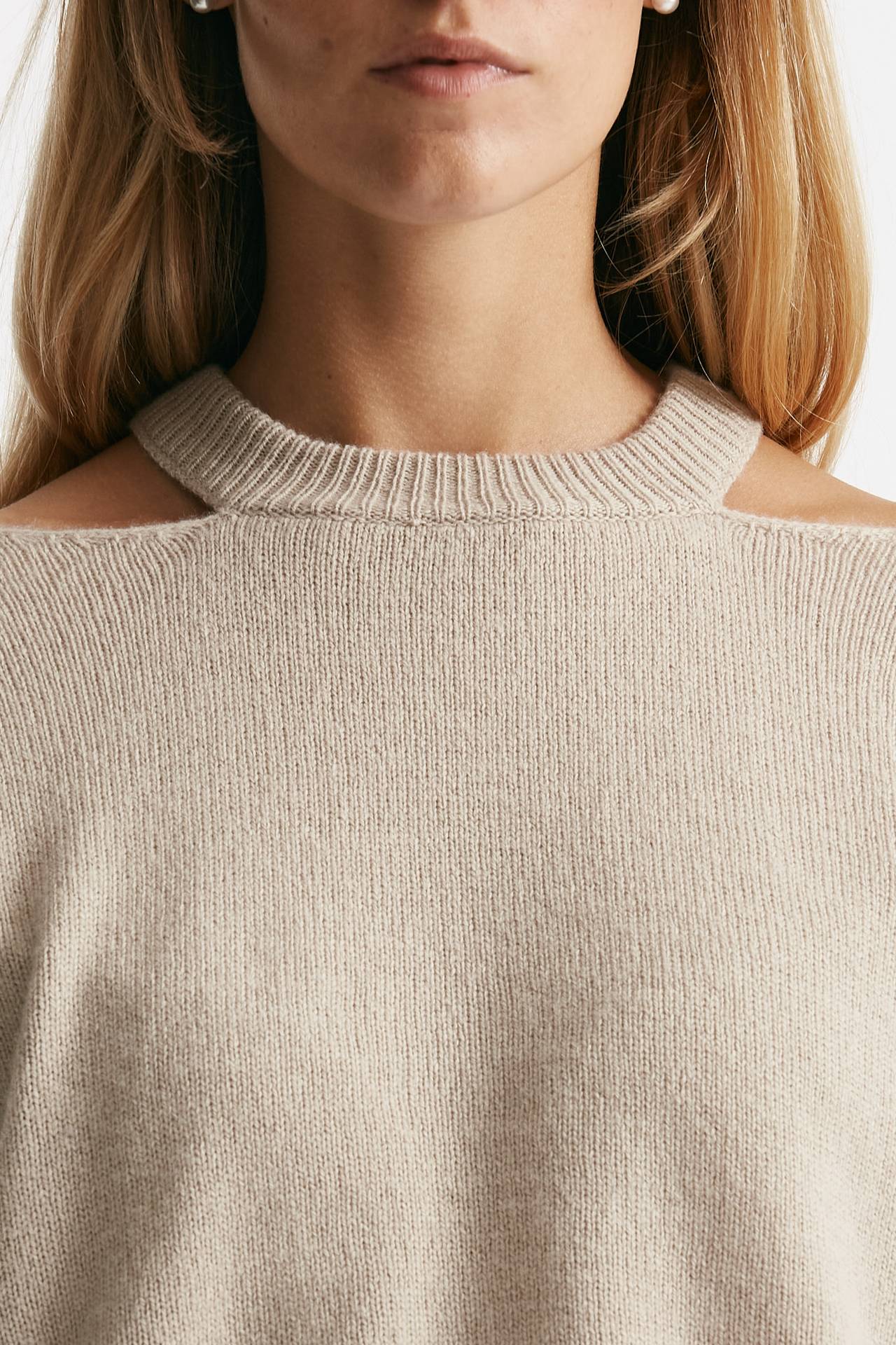 maglia over cut off grigio mélange women Federica tosi - 6
