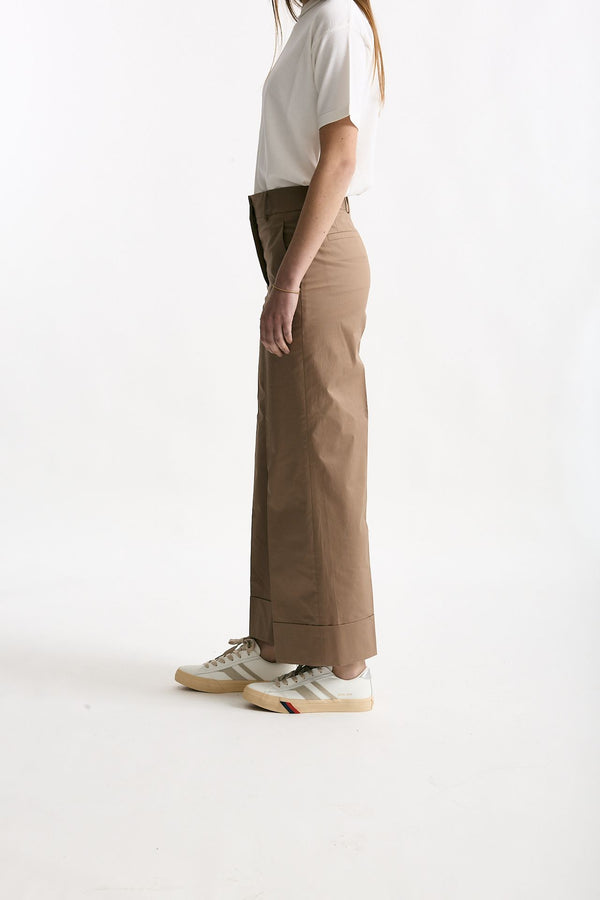 Pantalone in cotone ARLYS terra women Incotex