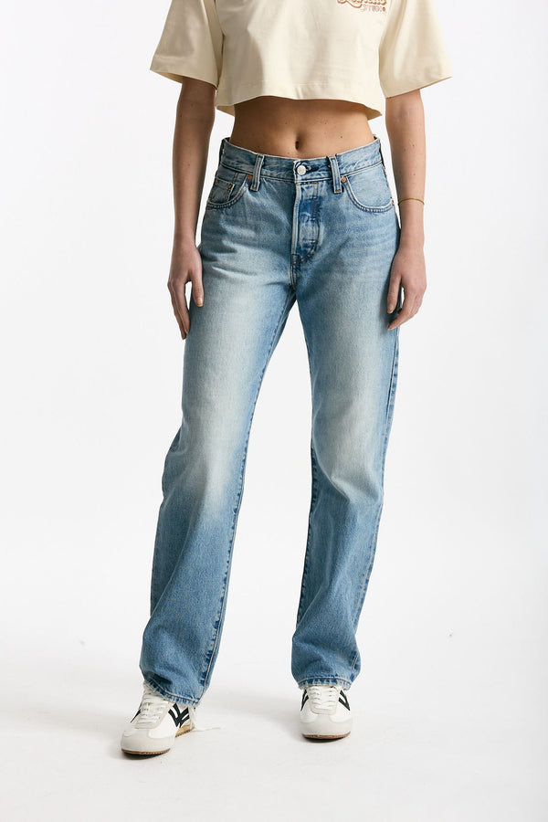 Jeans regular 501 lavaggio medio chiaro women Levi's