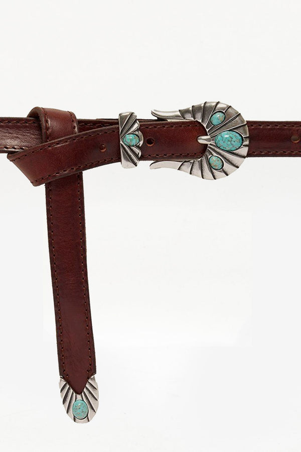 Cintura WESTERN BULL SOFT in cuoio women Orciani