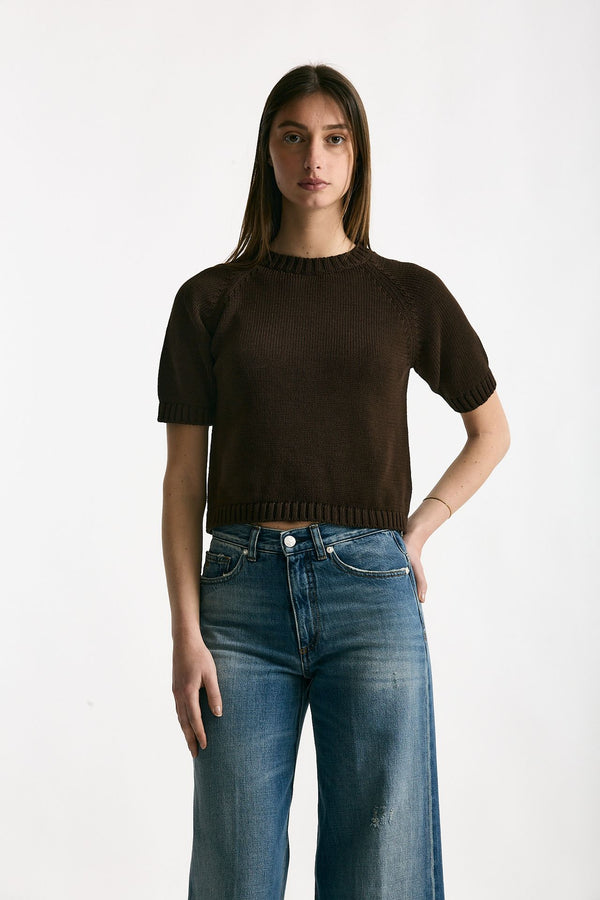 Maglia boxy testa di moro women Scaglione