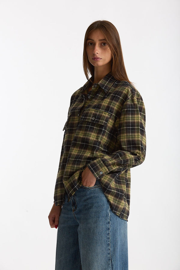 Camicia texana BROTHER verde women Department five