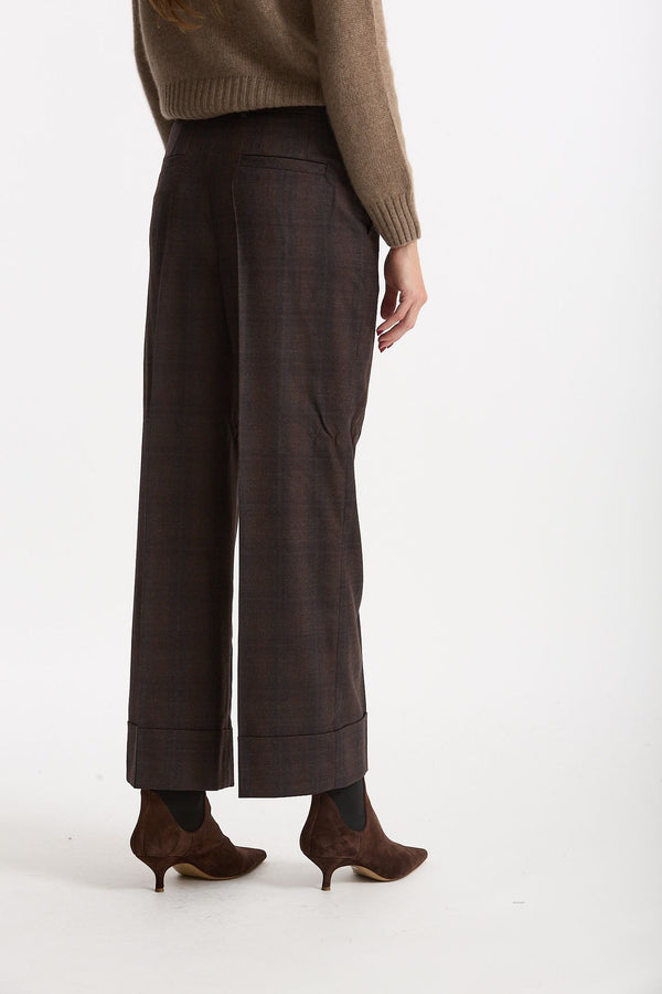 Pantalone NEVET in flanella di lana women Incotex