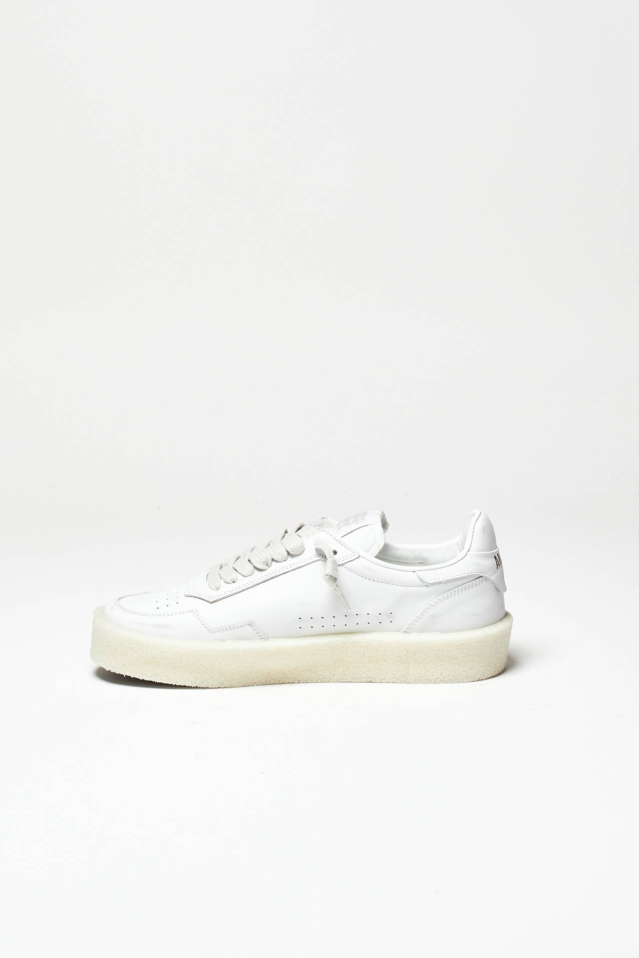 sneakers in pelle bianco men Akman - 5