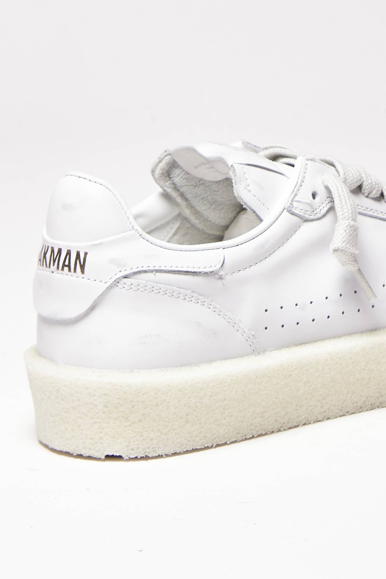 sneakers in pelle bianco men Akman - 7