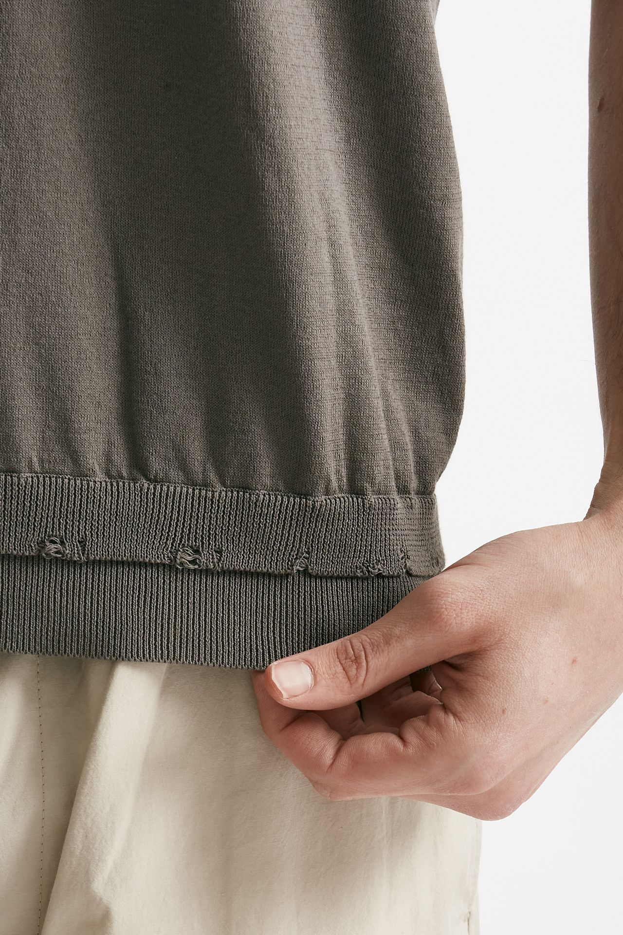 t-shirt in cotone grigio men Atomo factory - 5