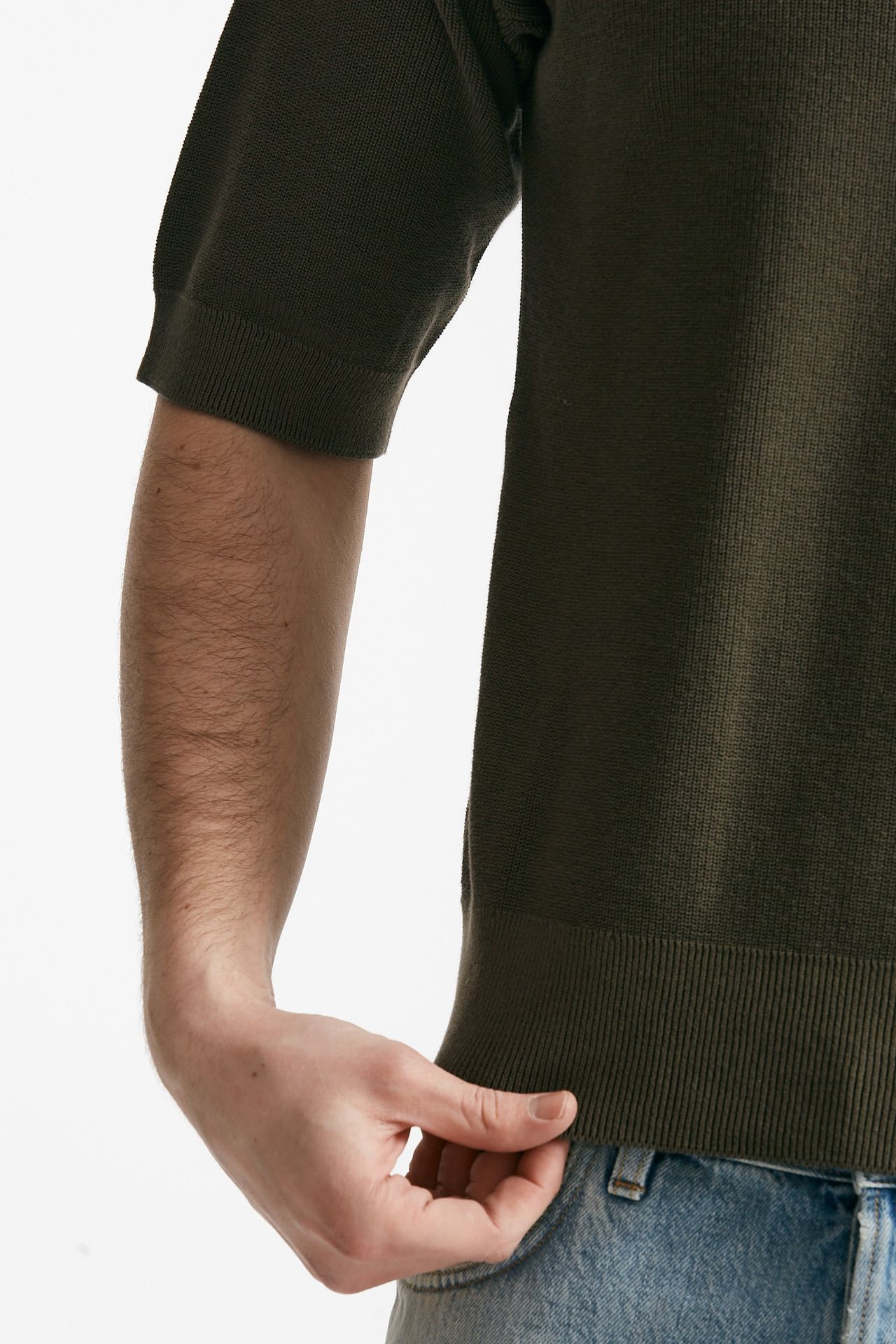 t-shirt in cotone lavato marrone men Atomo factory - 6